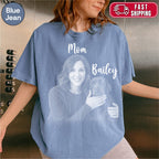 Custom Dog Mom Photo Shirt