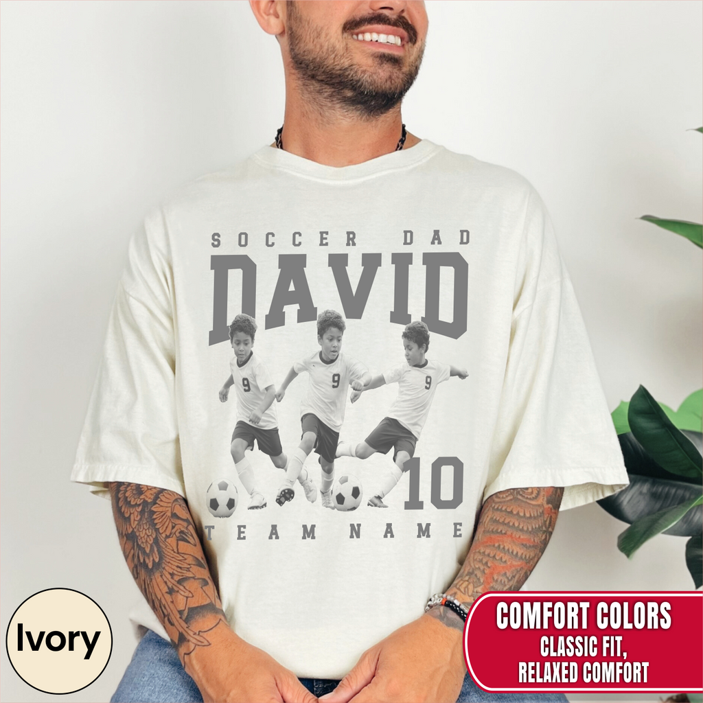 Soccer Dad Custom Photo Shirt