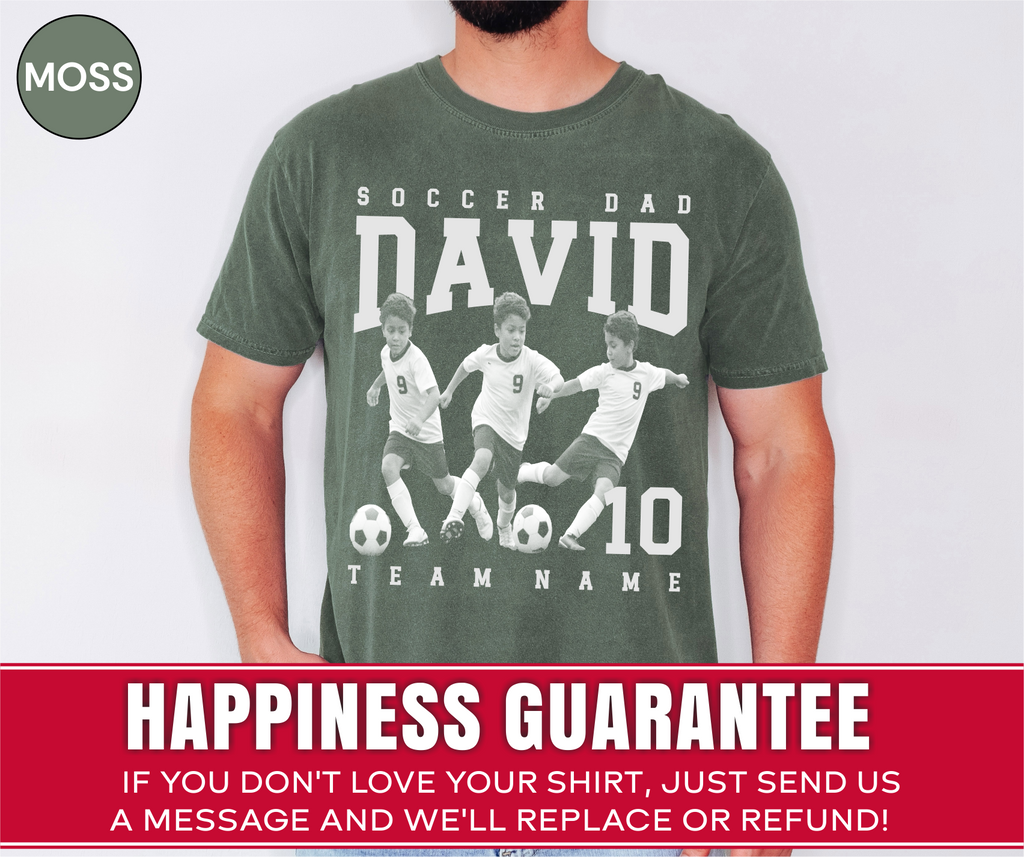 Soccer Dad Custom Photo Shirt