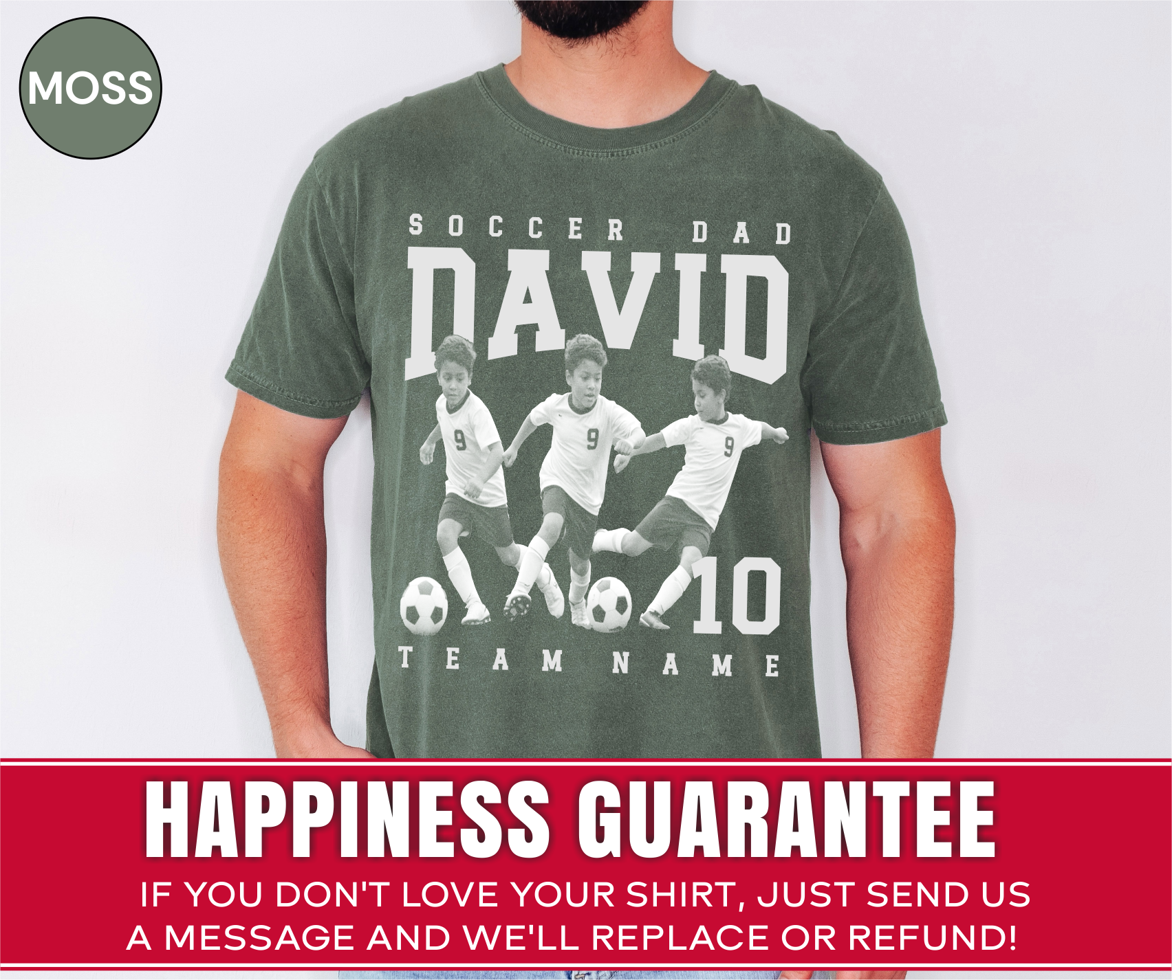 Soccer Dad Custom Photo Shirt