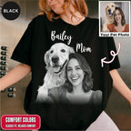 Custom Dog Mom Photo Shirt