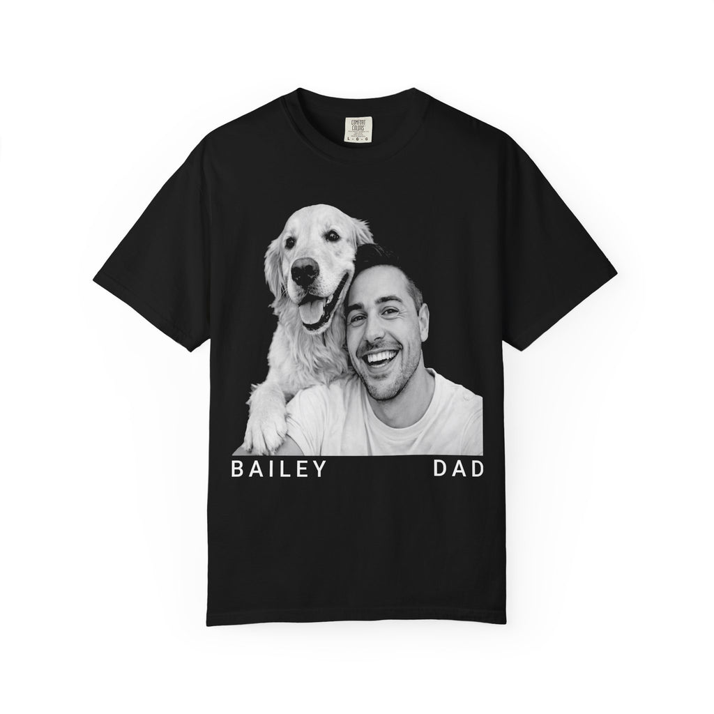 Custom Dog Photo Shirt for Dog Dad