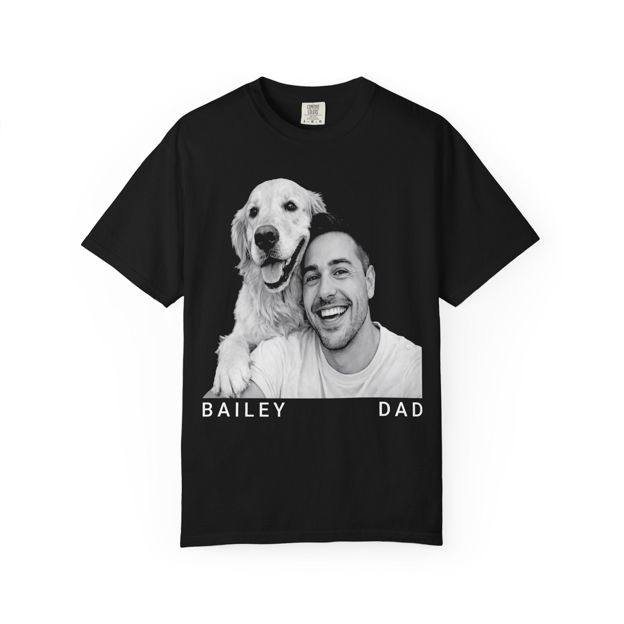 Custom Dog Photo Shirt for Dog Dad
