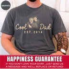 Cool Dad Custom Photo T-Shirt — Personalized Est. Year Vintage Tee