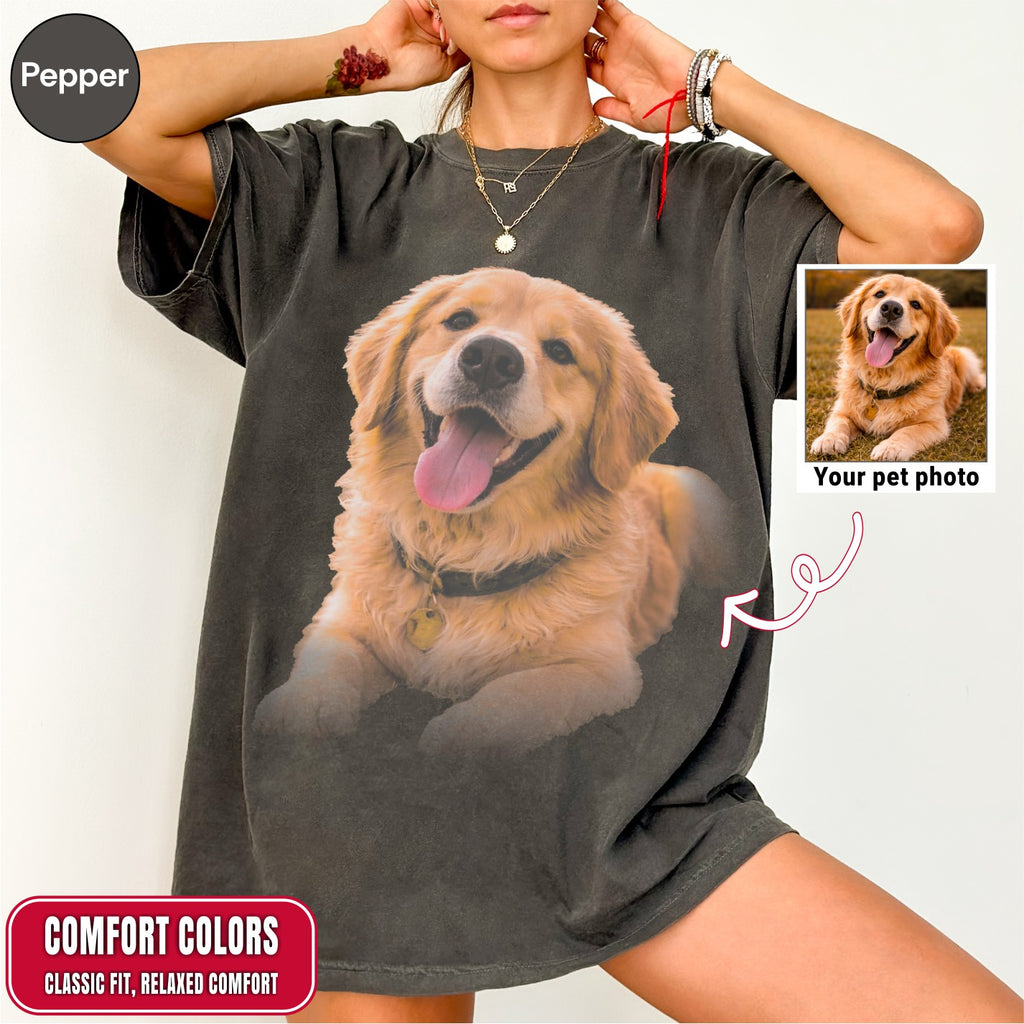 Custom Photorealistic Dog Photo Shirt