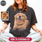 Custom Photorealistic Dog Photo Shirt