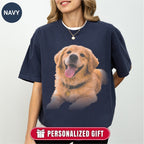 Custom Photorealistic Dog Photo Shirt