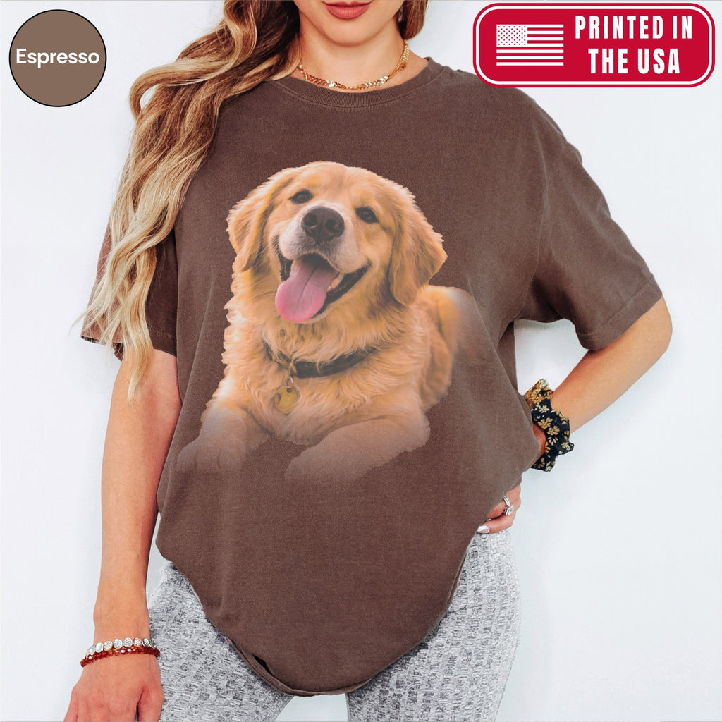 Custom Photorealistic Dog Photo Shirt