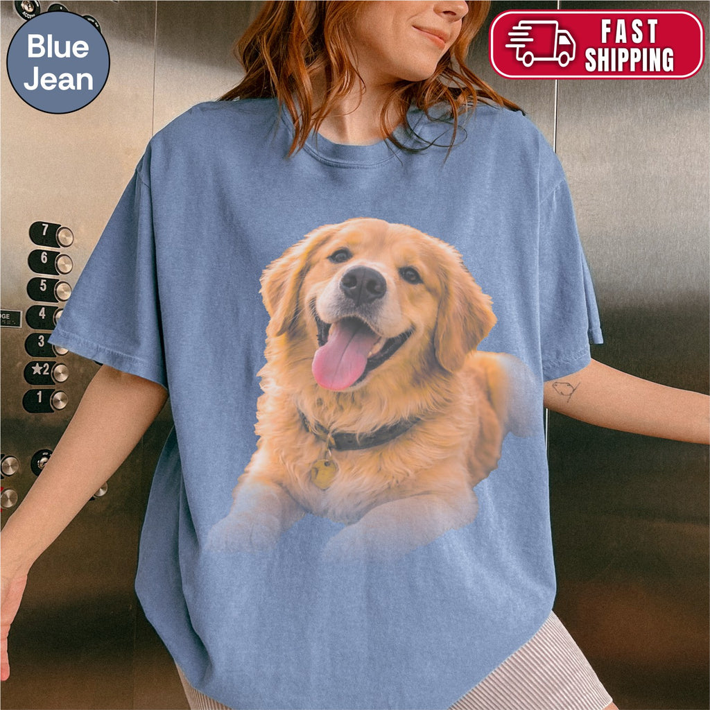Custom Photorealistic Dog Photo Shirt