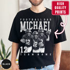 Football Dad Custom Photo Shirt