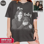 Custom Dog Photo Shirt for Dog Mom