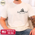 Girl Dad Custom Photo Pocket T-Shirt — Personalized Est. Year Vintage Tee