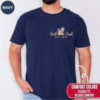 Girl Dad Custom Photo Pocket T-Shirt — Personalized Est. Year Vintage Tee